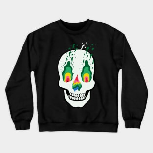 Trippy Skull Face Crewneck Sweatshirt